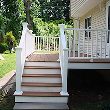 Composite Deck Project in Massachusetts 0