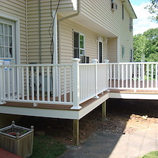 Composite Deck Project in Massachusetts 2