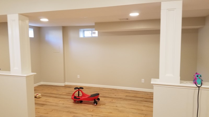 Basement Remodel in Grafton, MA