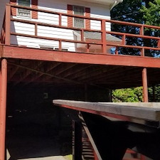 Deck Rebuild in Worcester, MA Before 0