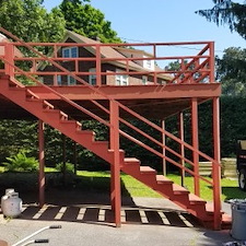 Deck Rebuild in Worcester, MA Before 1