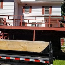 Deck Rebuild in Worcester, MA Before 2