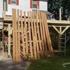 Deck Rebuild in Worcester, MA Before 4